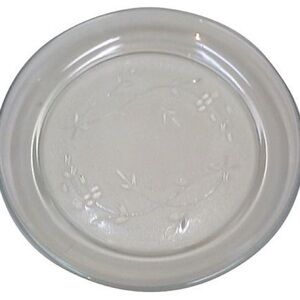 Princess House Replacement Glass Cheese Dome Under Plate Only 6”D